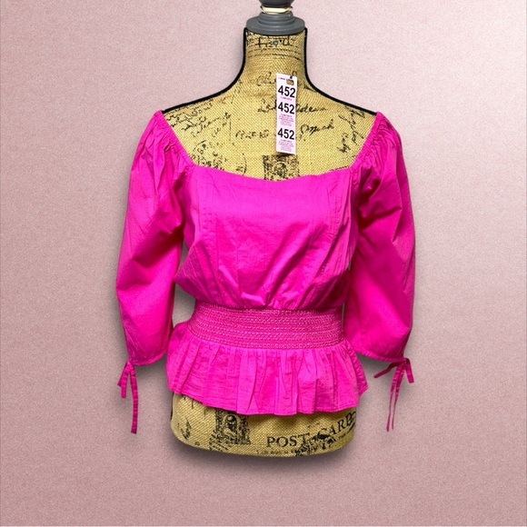 452 - RW & CO PINK TOP 100% COTTON Size Large - Picture 4 of 13